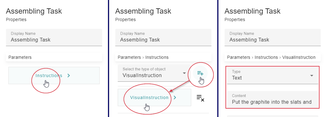 Configure tasks